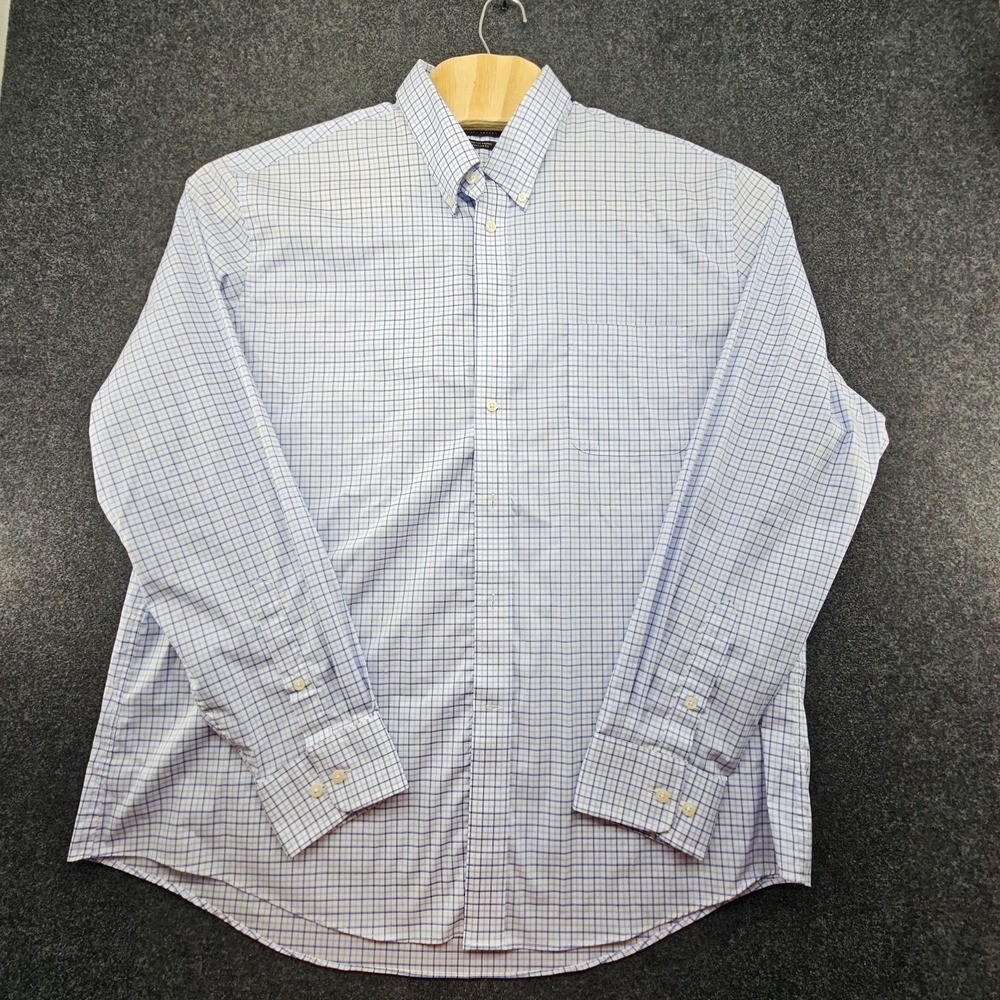 Lauren Ralph Lauren Black Label Regular White Stretch Shirt Men's 2XL 18 36/37